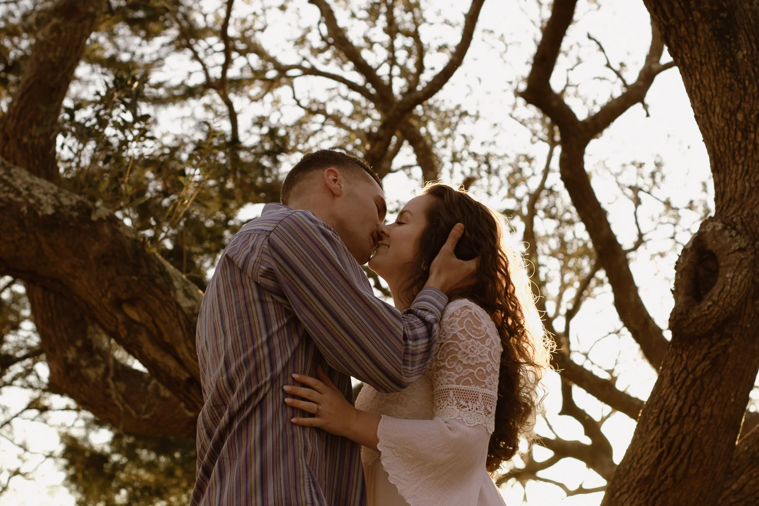 Cameron + Ansley - Spontaneous Engagement Shoot the Night Before the Wedding