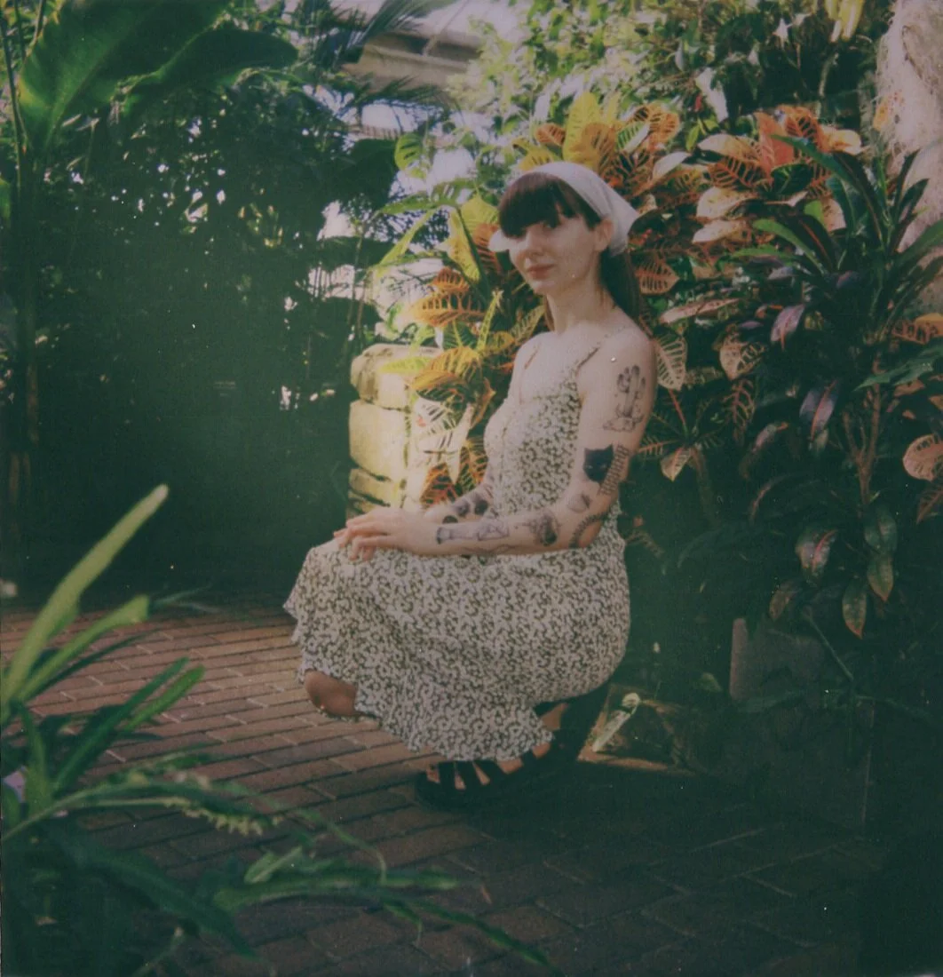 Rin - Lush Greenhouse session shot on Polaroids at Garfield Park Conservatory