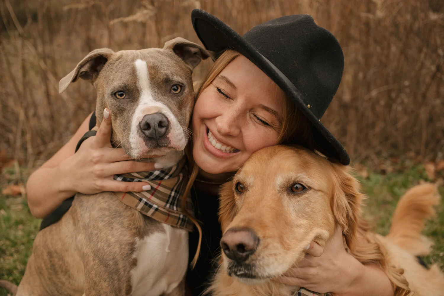 Sarah Beth, Finn, + Birthday Boy Benson - Dog Mom Portraits in Indianapolis, Indiana