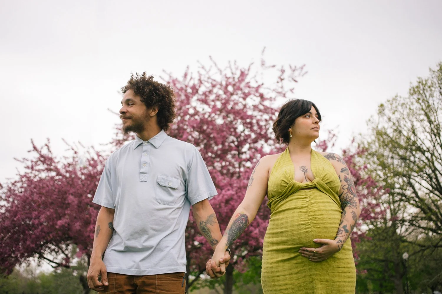 Juliann + Silas - A Spring Maternity Session in Garfield Park
