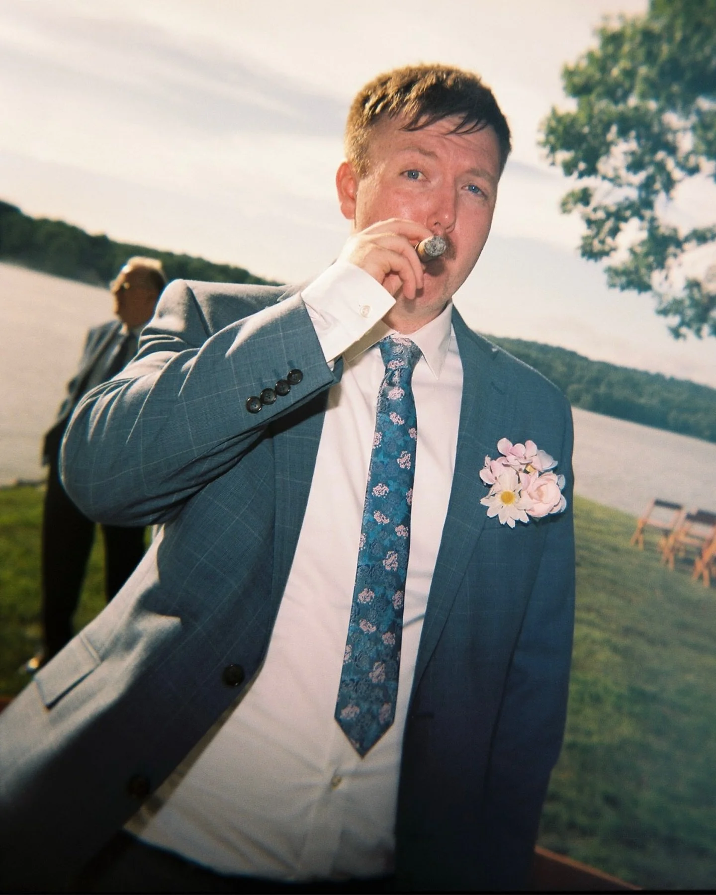 For the actual life of me, I cannot track down the photographer who shared that reel about non-traditional groom portraits (tag them if you know!) &mdash; but that thought has been lingering in my head ever since. 

So here we are: inspired to share 