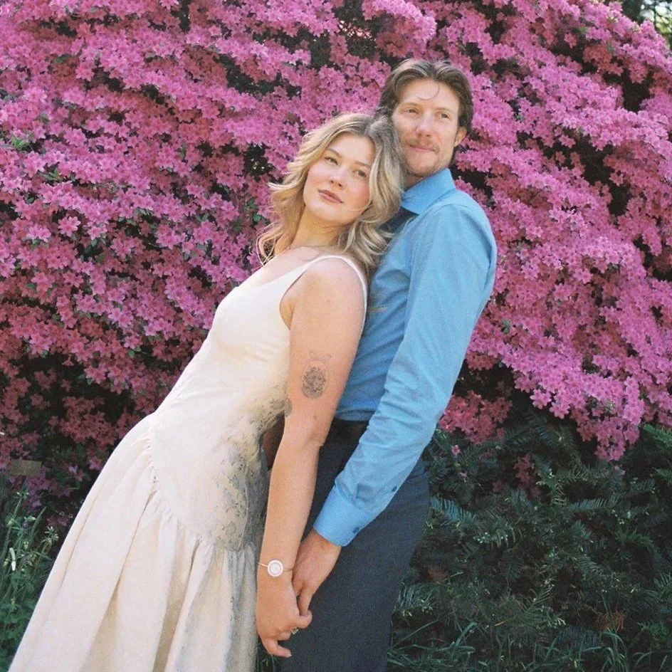 Sarah + Damien — Romantic Spring Engagement Photos at Newfields in Indianapolis