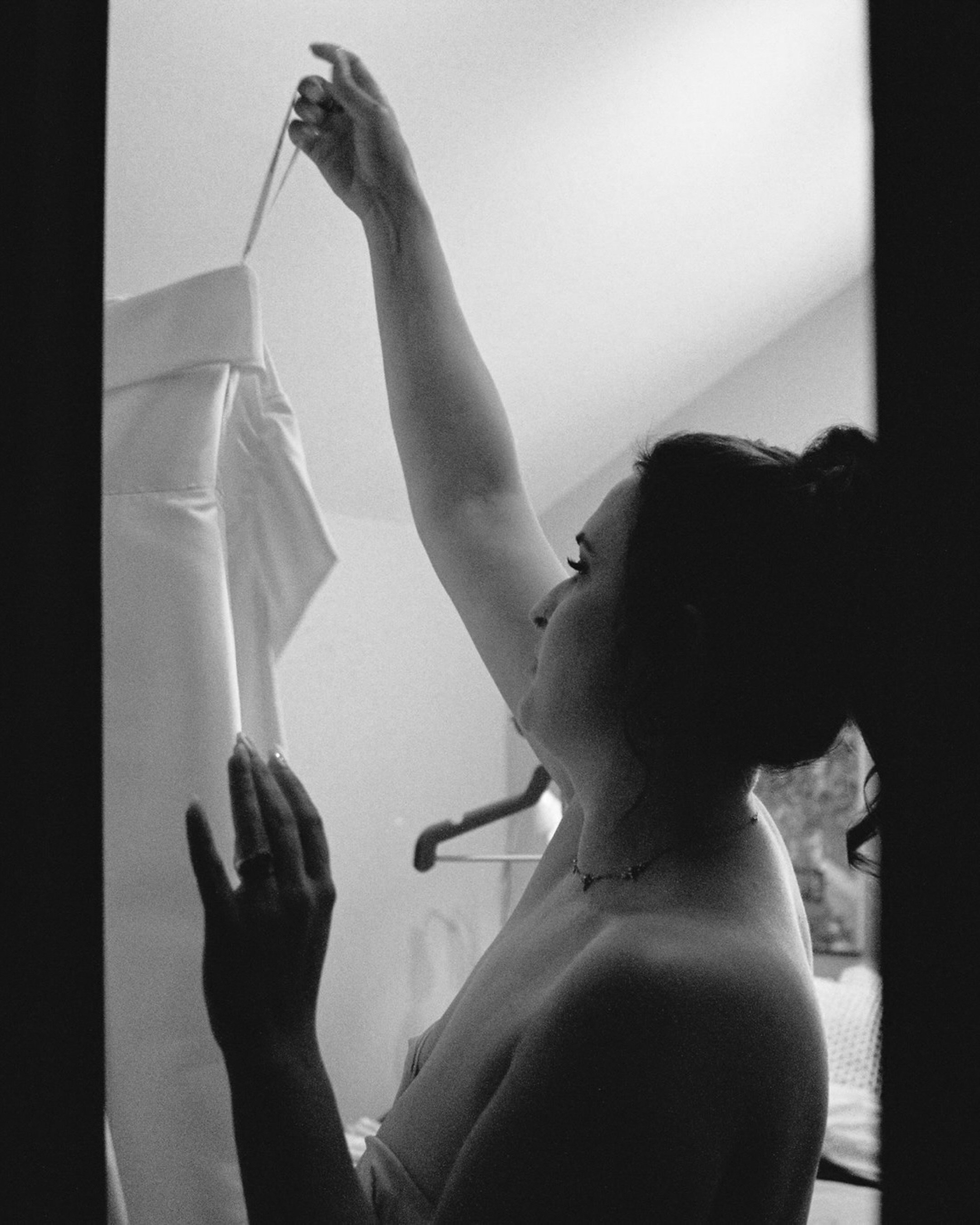 Getting ready with Caroline, the start of an intimate celebration captured all on film. 🕯️🎞️🪽
.
.
.
🔖 film wedding photographer, holga wedding shots, at home weddings, indianapolis wedding photographer, beaded wedding details, 2027 wedding planni