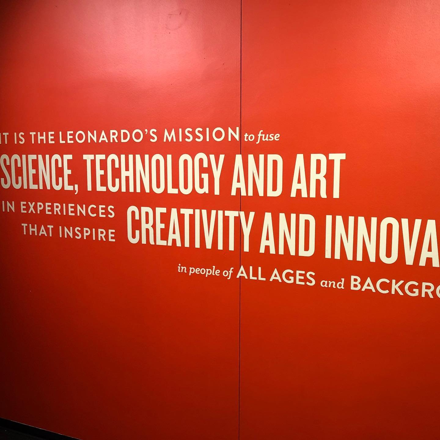 Science, technology, and art; creativity and innovation - keywords for @theleonardoslc in #saltlakecity ... Their exhibits span the gamut from interactive &ldquo;living&rdquo; sculptures like hanging jellyfish, to engines, to jet packs (yes, jet pack