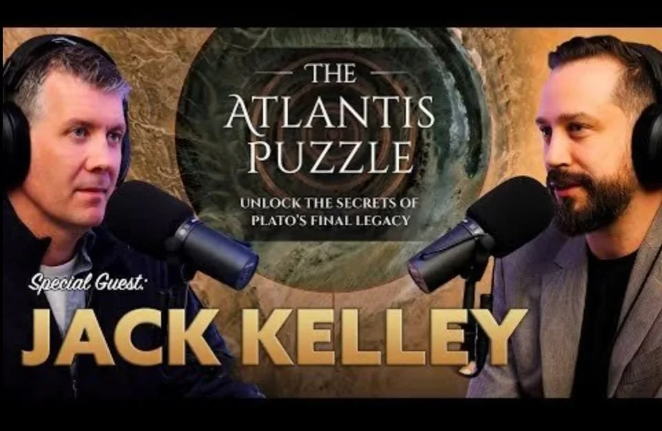 Enjoy The Atlantis Puzzle director Jack Kelley&rsquo;s new interview on @mysteriousuniv with Benjamin Grundy! They go deeper into the ideas of George Sarantitis about the &ldquo;lost world&rdquo; of #atlantis, and ponder what the puzzle hidden in pla