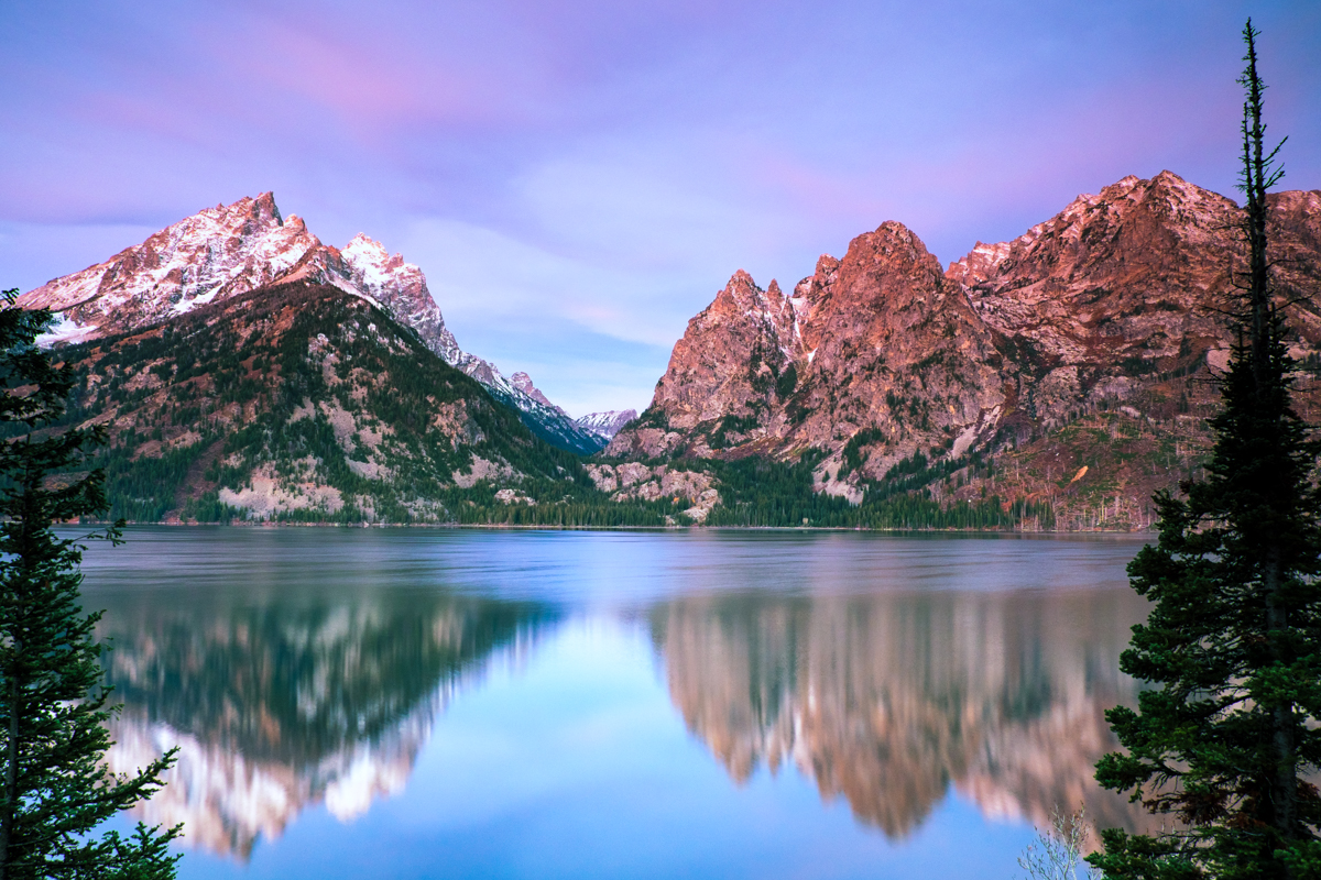 Sunrise at Jenny Lake