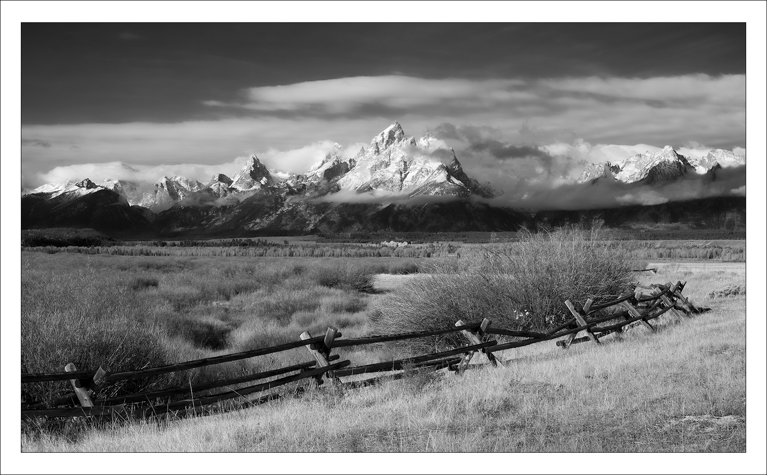 Grand Tetons from Cunningham Cabin