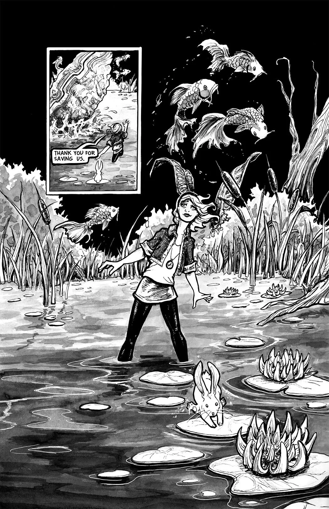 Follow The White Rabbit Comic — Kflagg Art