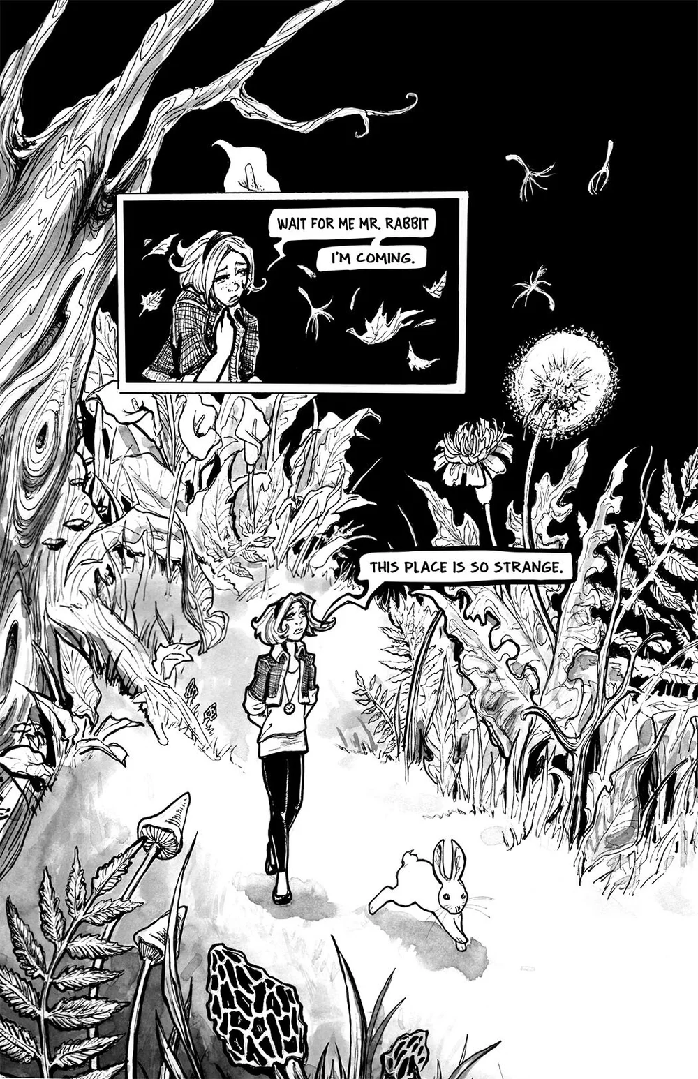 Follow The White Rabbit Comic — Kflagg Art