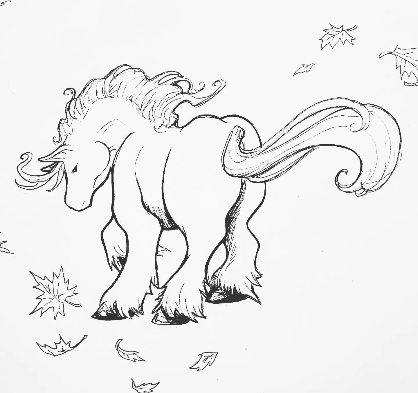 Trying to catch up on my inktober sketches! Day 19 - Ponytail 

#inktober #inktober2022 #inktoberponytail #inks #pony #Ponytail #penandink #inking #inkeveryday