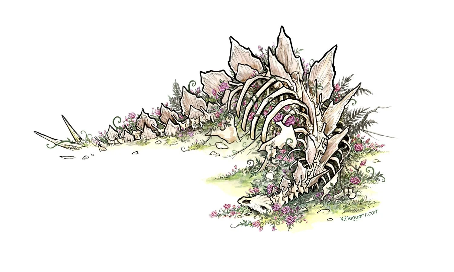 Stegasaurus Overgrowth Sticker WHT copy 2.jpg