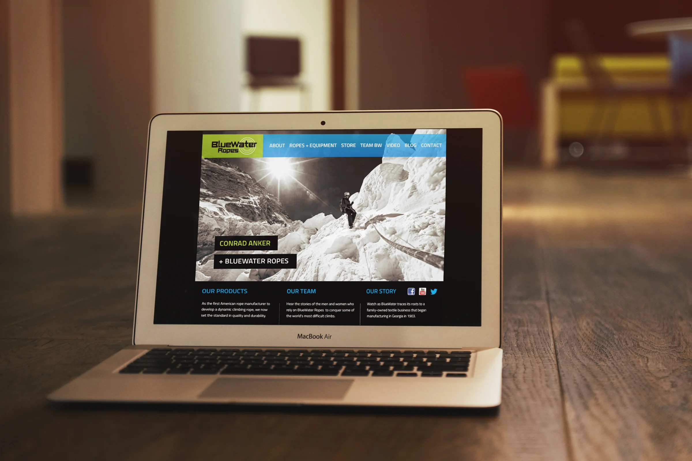 BlueWater Ropes Website 