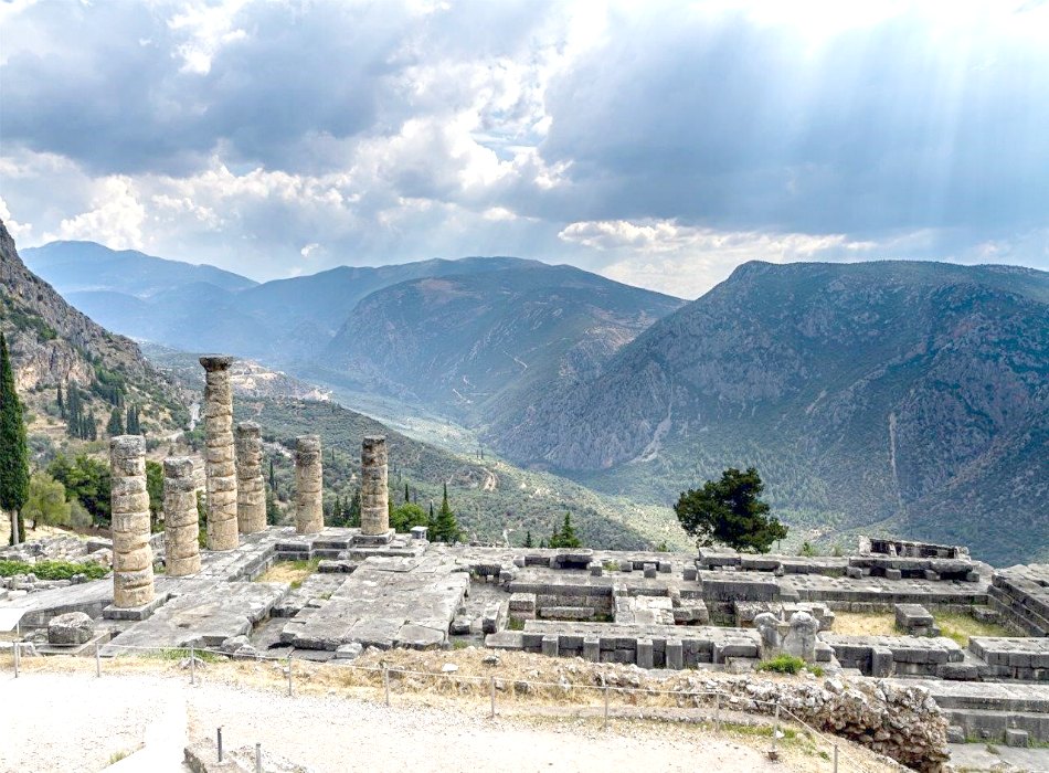Hiking at Ancient Delphi