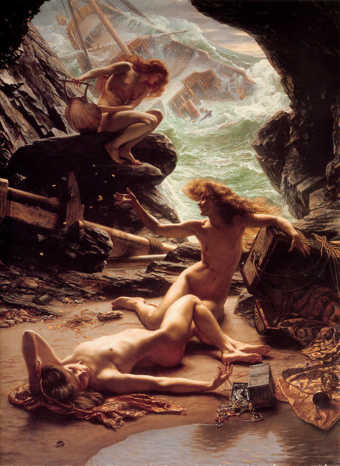 Sir Edward Poynter, Cave of the Storm Nymphs 1903