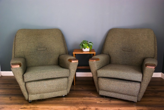 Copy of mid century arm chairs