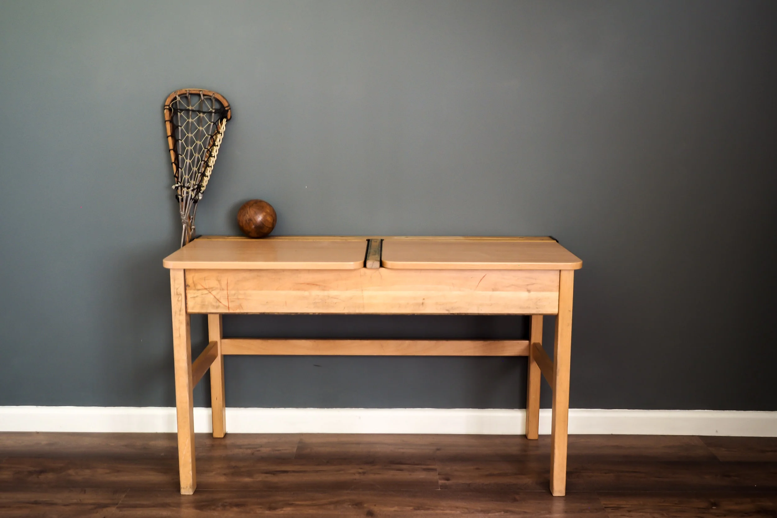 vintage school desk