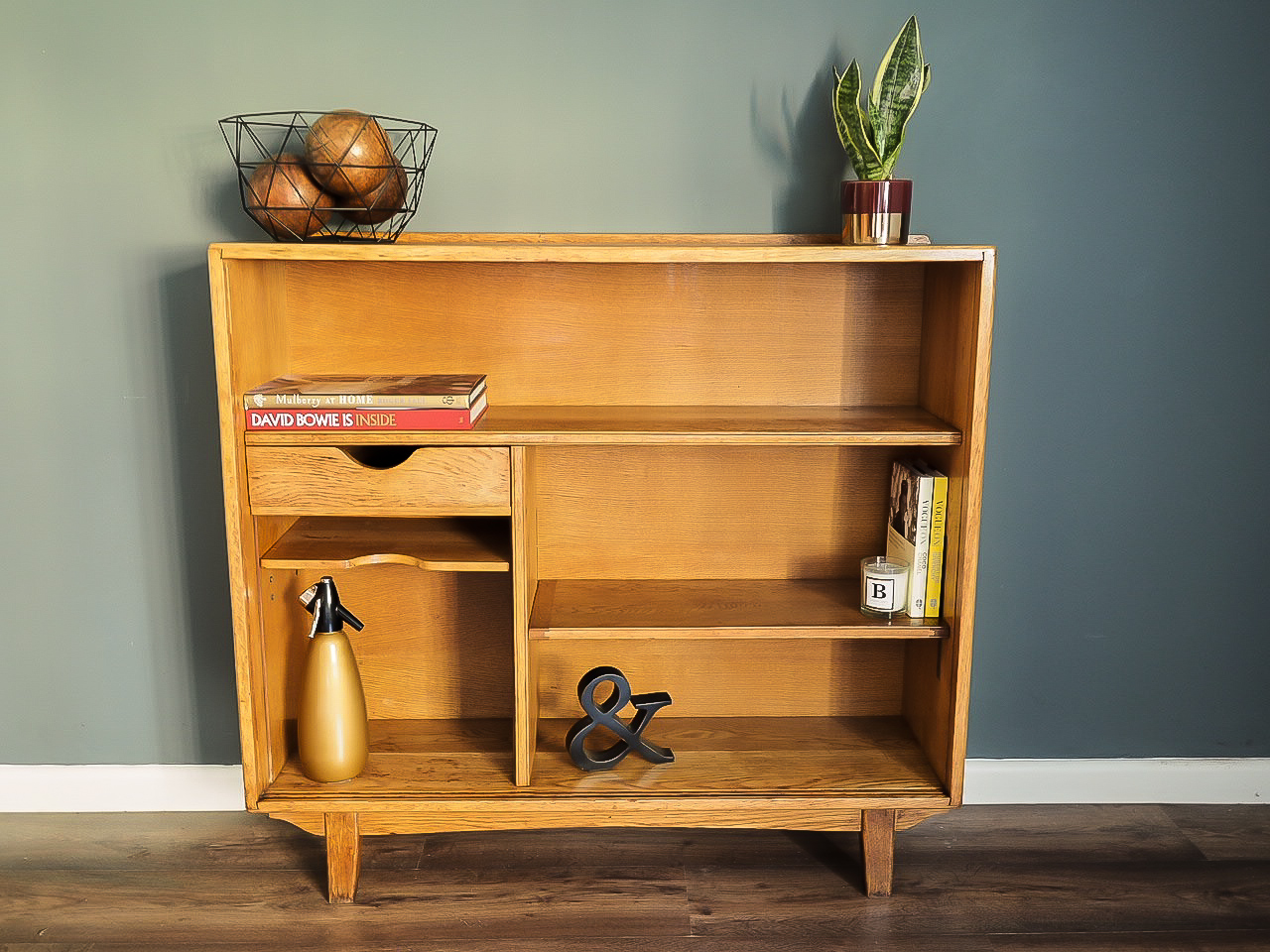 oak book case