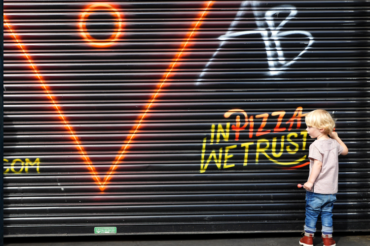 Walking the streets of Dalston. Meg wears:&nbsp; Au Lait  tank,  Minty Wendy  necklace, Oliver Bonas hat (similar  here ).&nbsp; Austin wears:&nbsp; Tootsa  tshirt,  H&amp;M  Jeans, H&amp;M shoes (similar  here ).&nbsp;