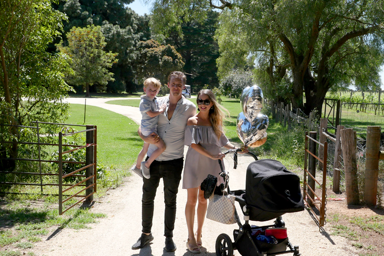 Tobi party dress family photo