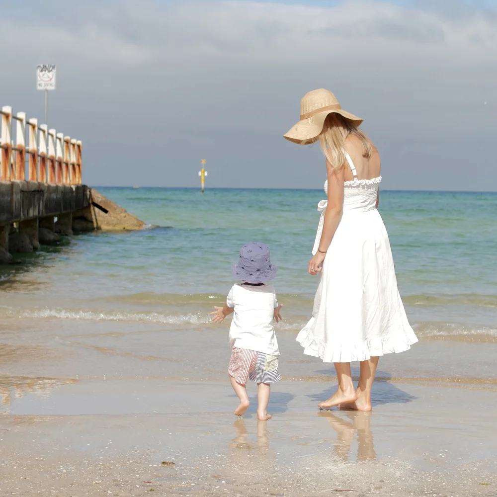 Meg wears Petal &amp; Pup  dress , boys wear Seed Heritage shorts similar  here,  and T’s similar  here