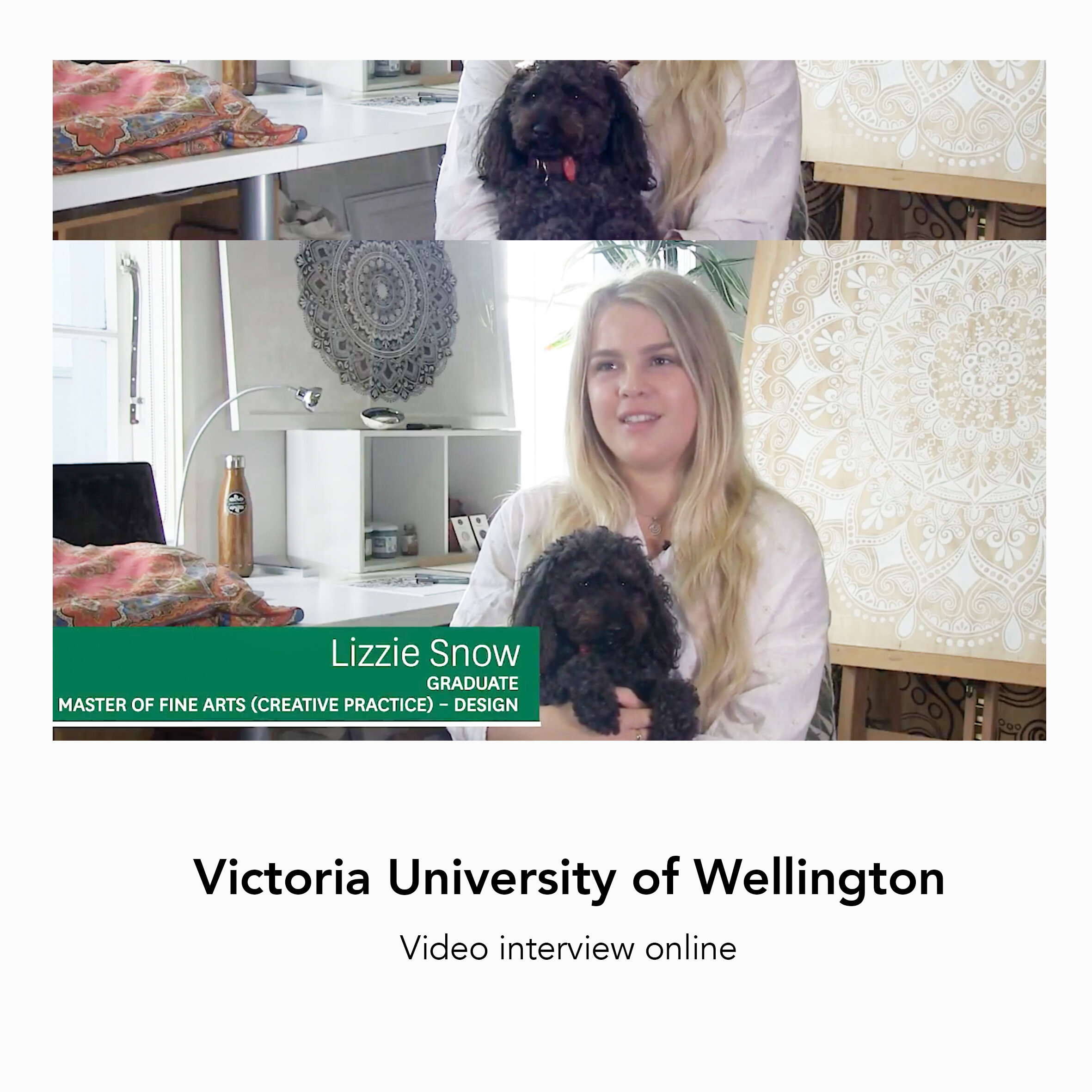 Victoria University of Wellington interviews Lizzie Snow fortyonehundred - New Zealand contemporary mandala artist and mural artist