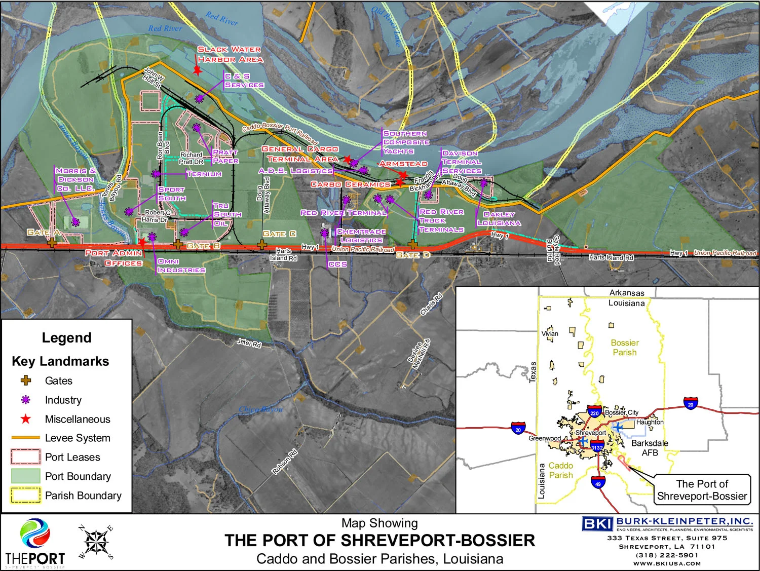 Port of Shreveport-Bossier GIS