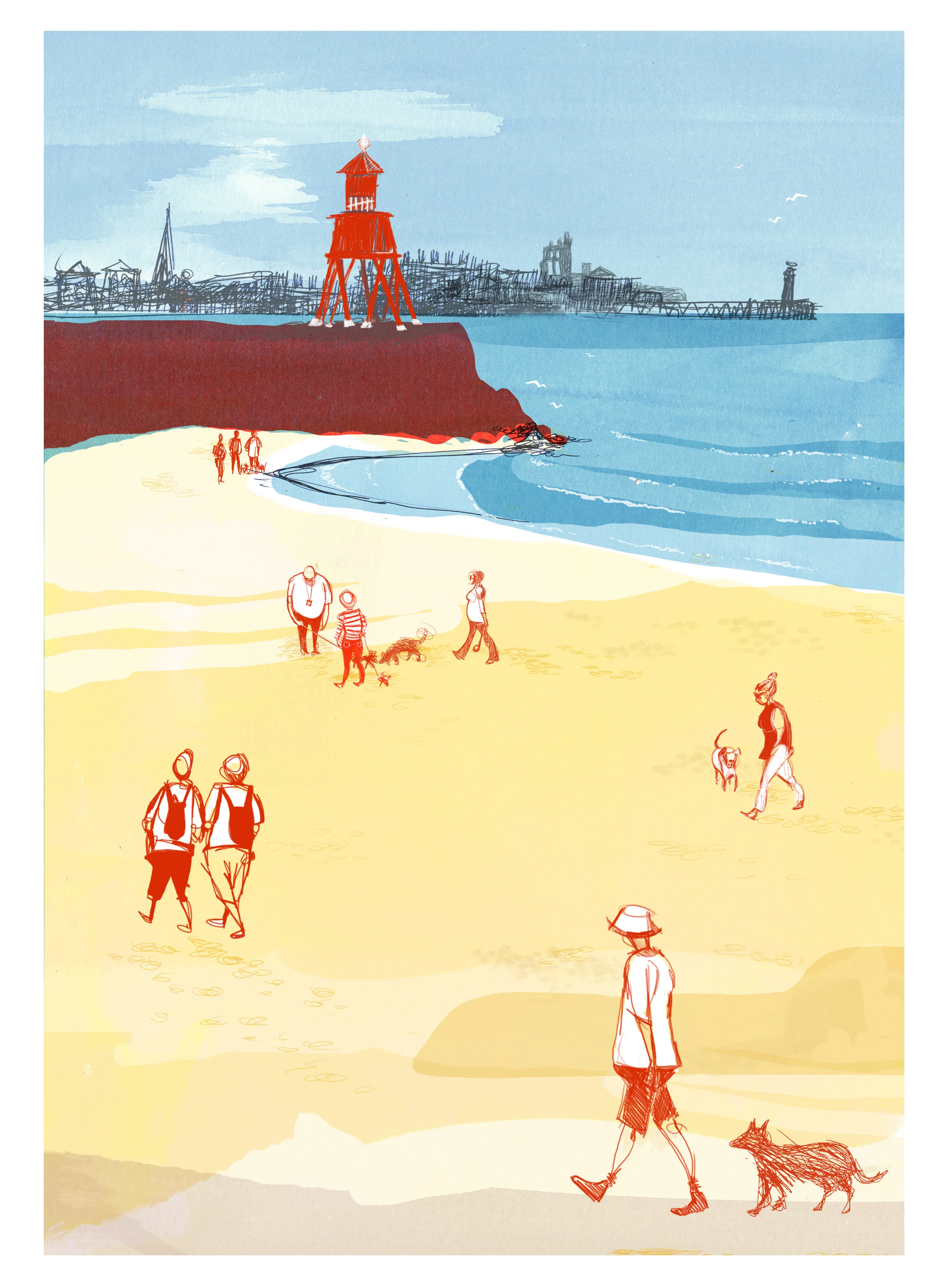 Morning Beach gulls .jpg
