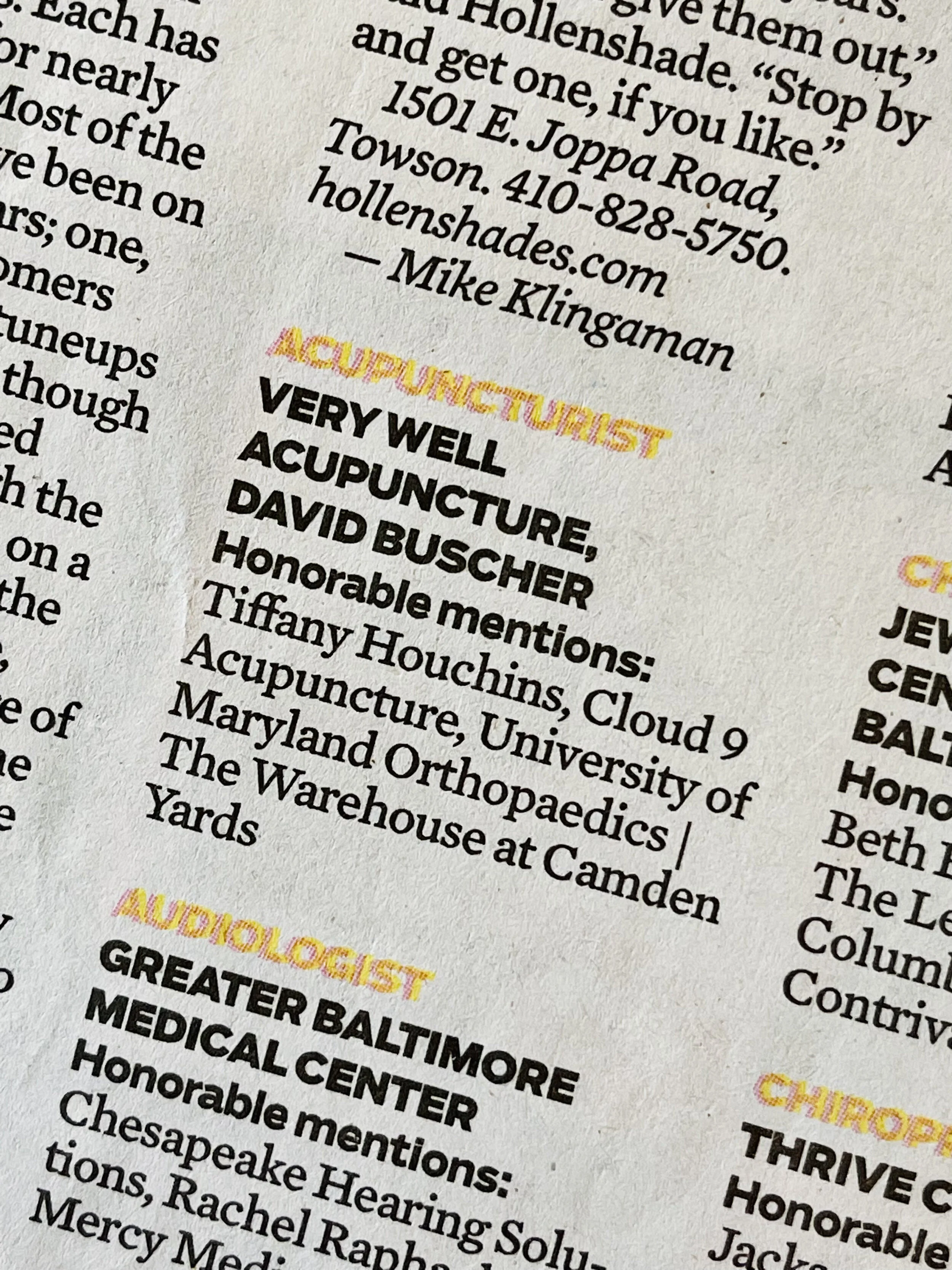 Very Well Acupuncture Blogs — Very Well Acupuncture Baltimore