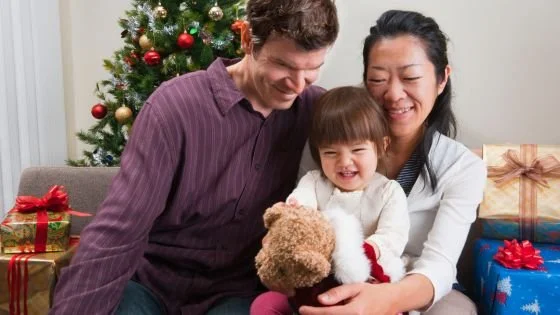 a mixed race family celebrating Christmas, which needs to be addressed in setting family expectations.