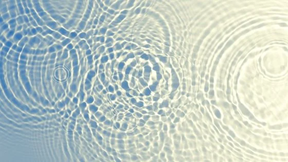 interconnected ripples indicating how we all affect each other.