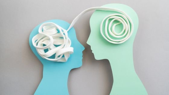 couple with different swirly brains indicating neuro and sensory diversity