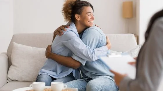 couple hugging as a result to closeness from these practices.