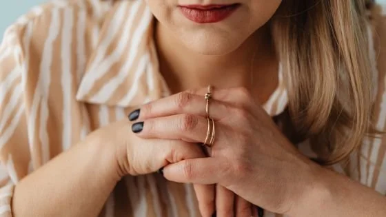 woman pondering what saying "I love you" means.