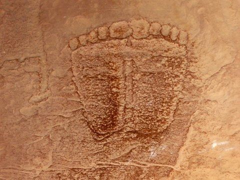 Rock Carving, Wadi Rum