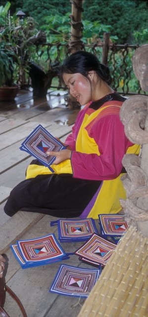 Hilltribe tourism crafts, Thailand