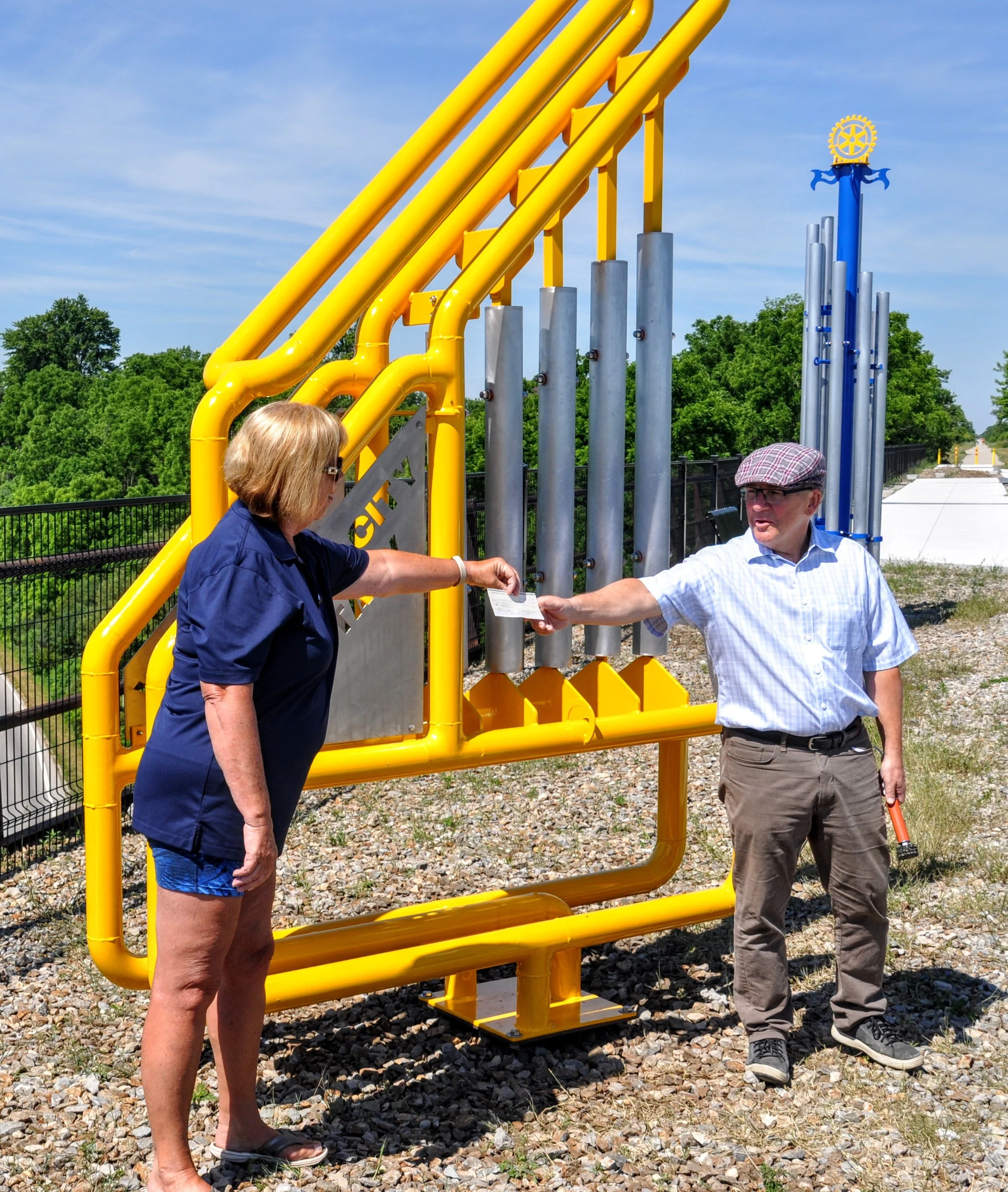 Railway City Rotary adds sound to the park