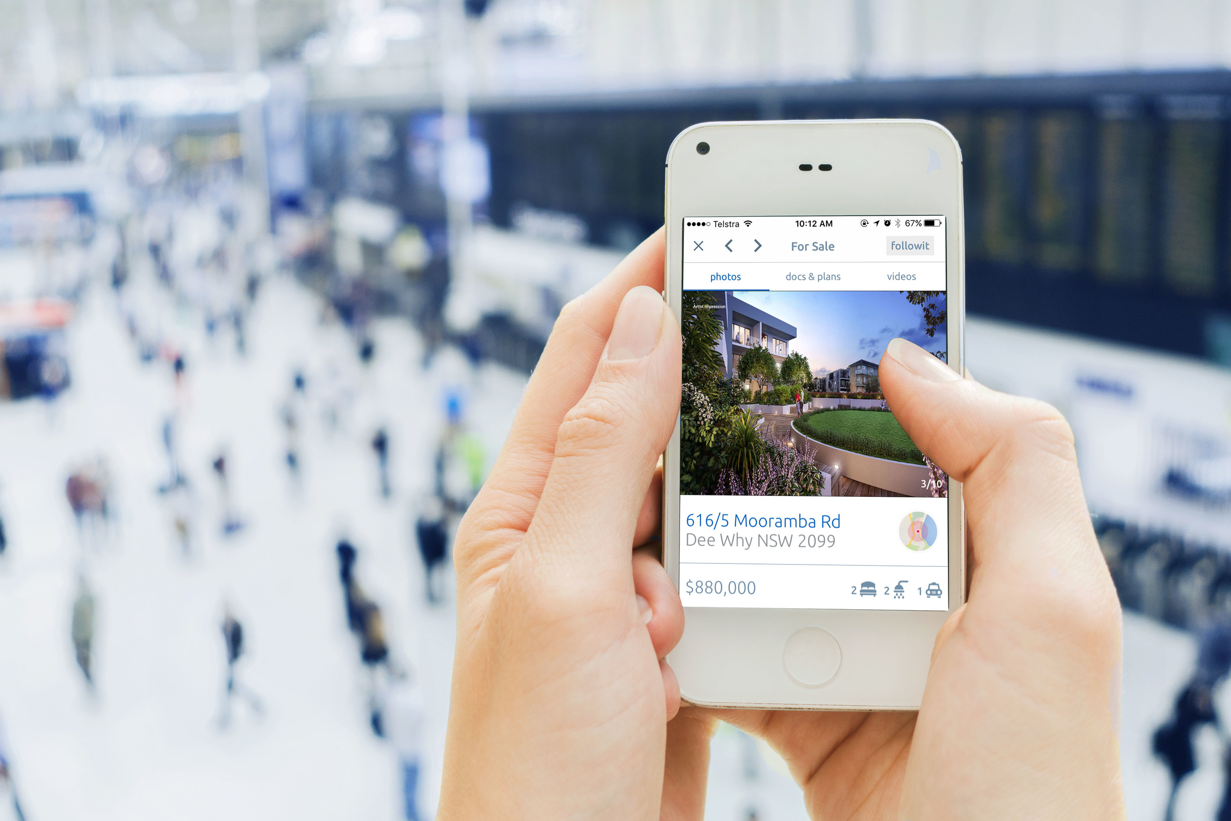 A new Australian app promising to change the way Australians interact with real estate listings is set to launch nationally under the guidance of a former Facebook and Amazon executive. followit, an app and desktop platform that gives users a push notification whenever a property they’re interested in is on the market, is backed by Macquarie Bank. Most major Australian real estate firms, including, LJ Hooker, Century 21, and Belle Property have already signed on. Real estate coach and followit executive director Michael Sheargold describes it as a live communication platform for the real estate industry and consumers.