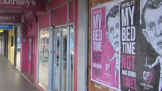 AS IF the controversial lockout laws hadn’t put Kings Cross in the doldrums enough, Sydneysiders are being urged to forsake their own entertainment district and head to Melbourne instead. Fly posters have cropped up across Sydney’s CBD calling on people to swap the night time strips of George St and Kings Cross’ Darlinghurst Rd for Chapel St, in inner city Melbourne.