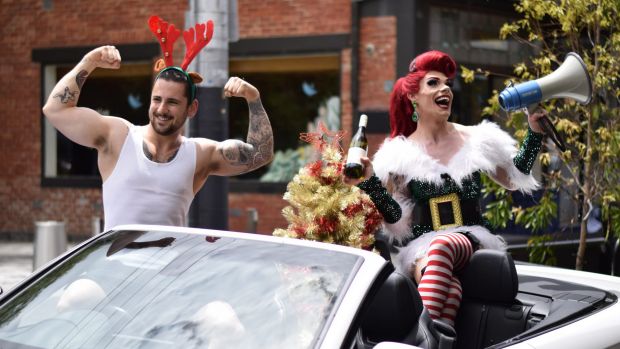 Despite glowing praise from bystanders on Chapel Street, drag queen Art Simone has become the victim of vicious online trolling for being the shopping precinct's new-look Santa. "People who say such things clearly don't have an understanding of drag culture, which is sad because drag is ingrained within Australian culture - think of Priscilla and Dame Edna! The drag queen carollers will take to the Chapel Street precinct every Saturday and Sunday between 1 and 5pm, until December 24.