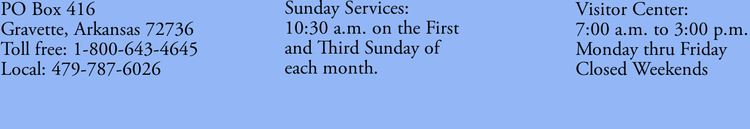 Contact — Shepherd's Chapel