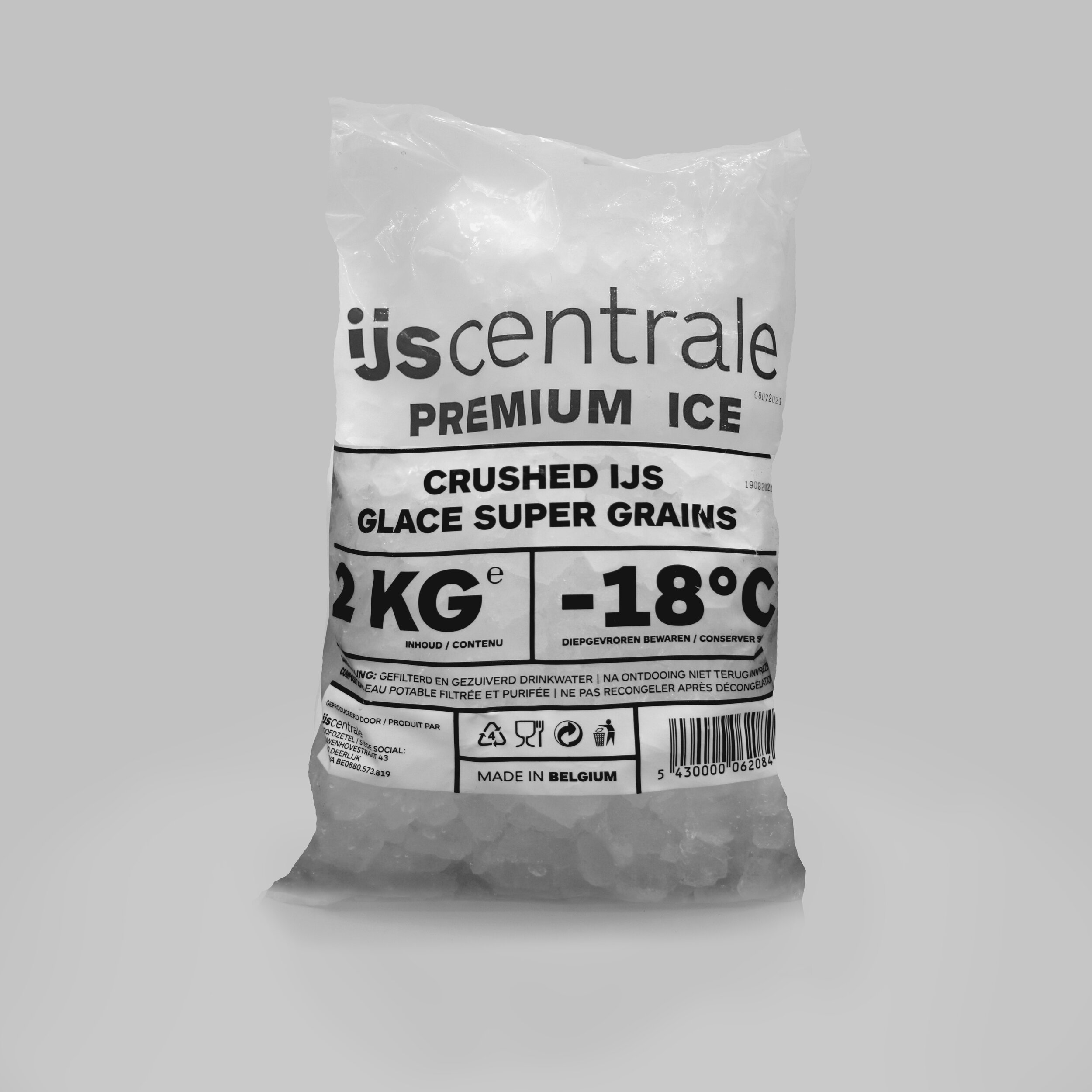 Glace Pilée 5kg De Ijscentrale - Nevejan