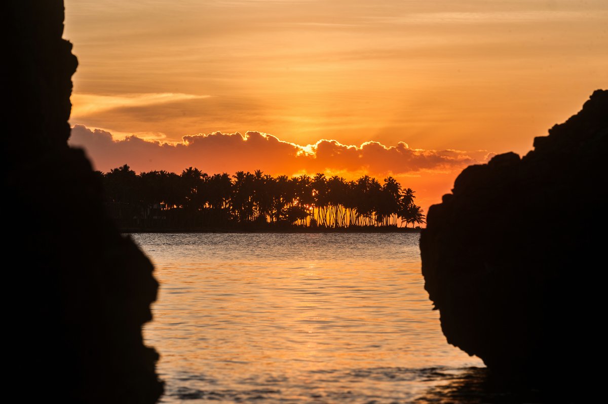 Hiding from the sunset