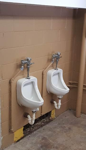 Men's Urinals - After First Renovation