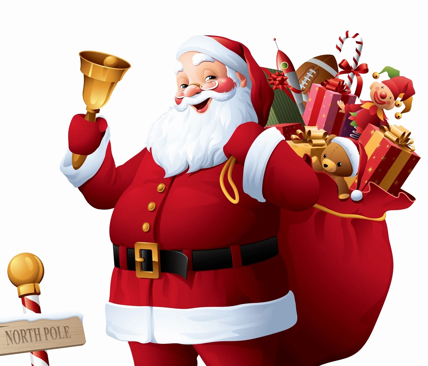Santa Visiting the Ikes on Dec 20