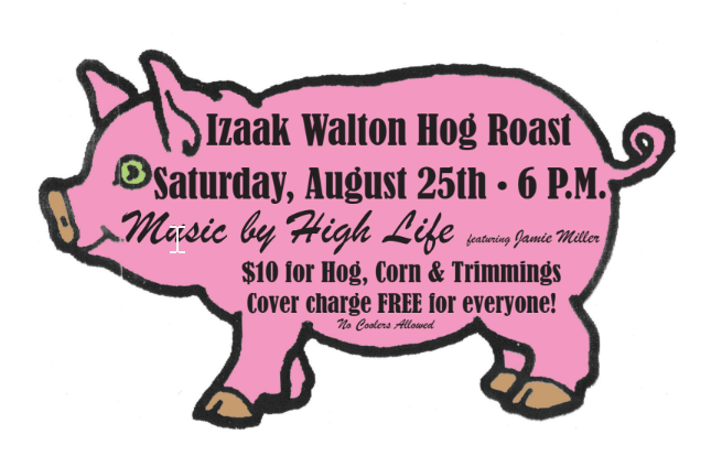 33rd Annual Hog Roast - Aug 25 at 6pm