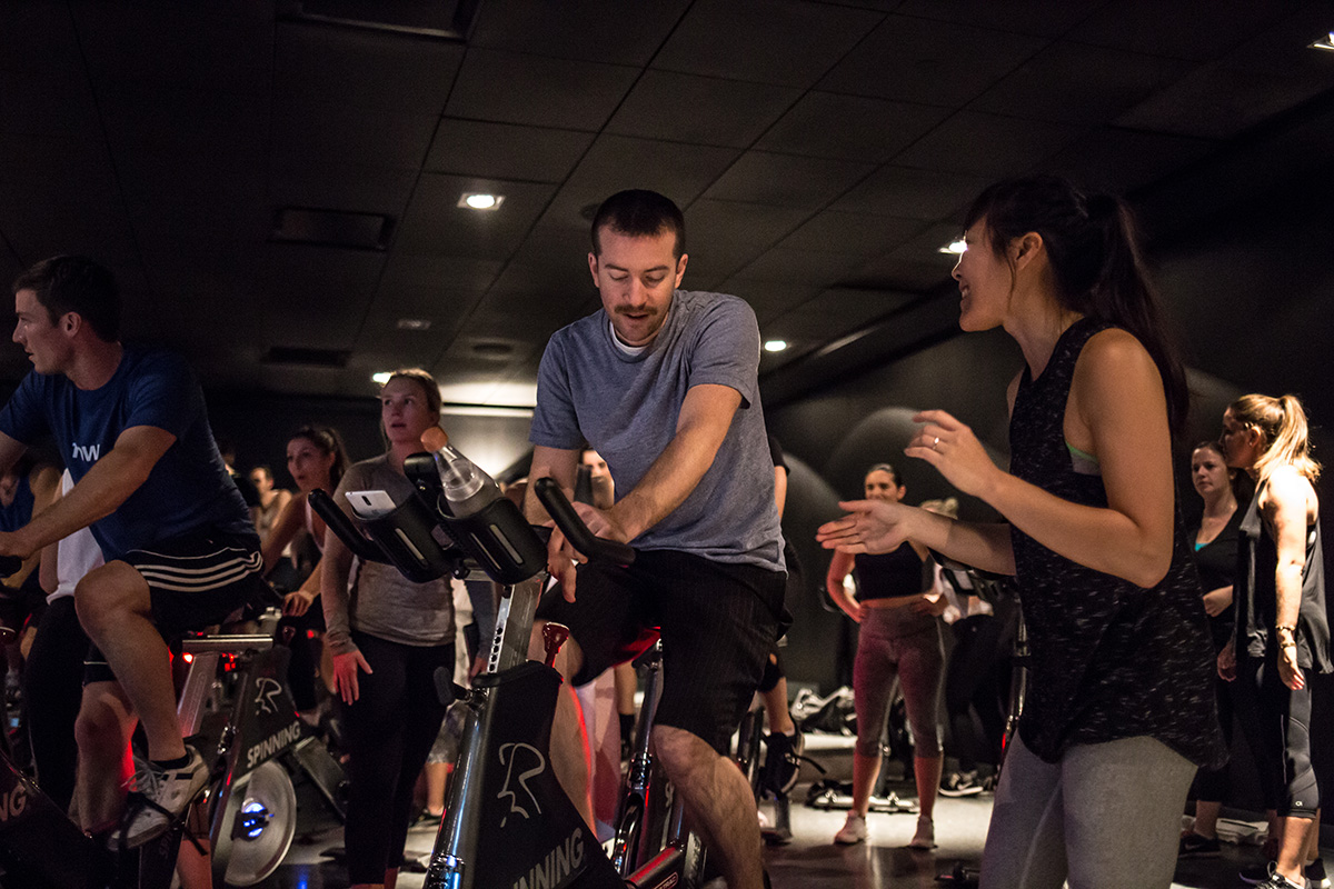 Team Bike Balls sweating it up.