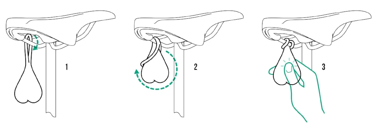 Hanging balls cheap bike light