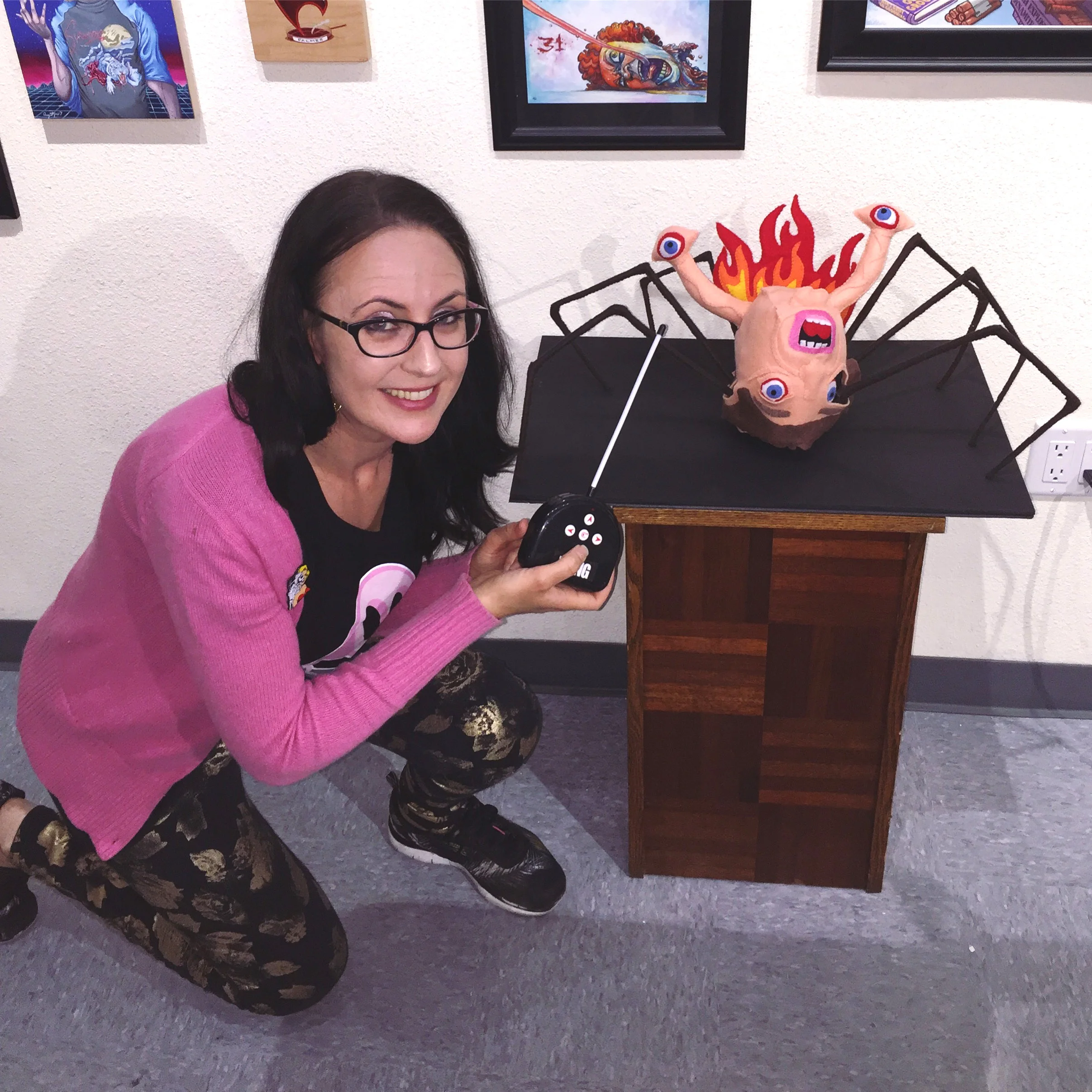 At Creature Features in Burbank!