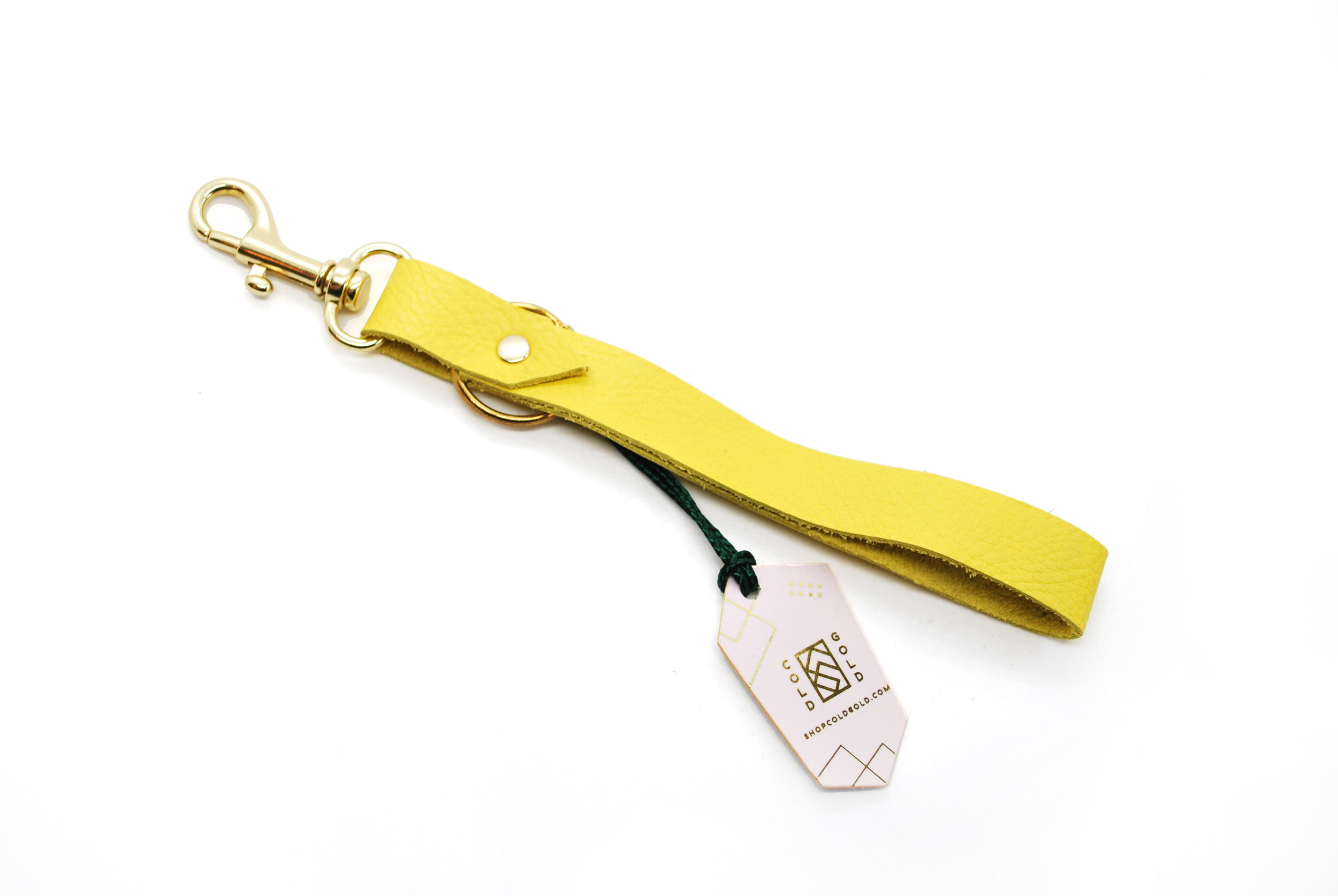 Bag strap Summer accessories Colourful patent leather key strap Unisex keyring Yellow or Baby blue