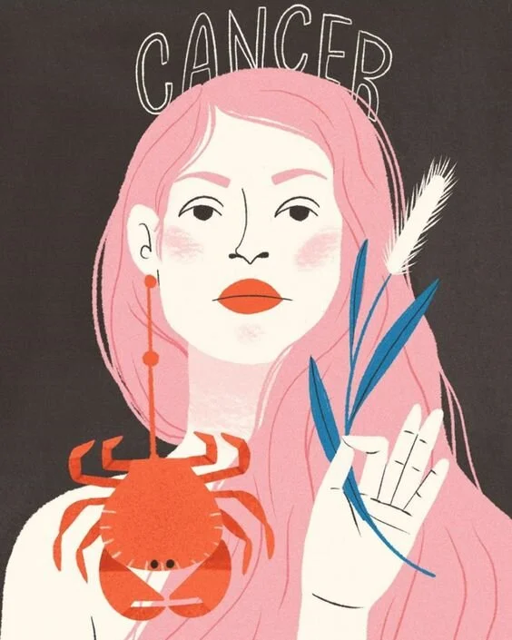 Cancer Zodiac Sign Art, Artist Cloudy ThurstagCancer Zodiac Sign Art, Artist Cloudy Thurstag.